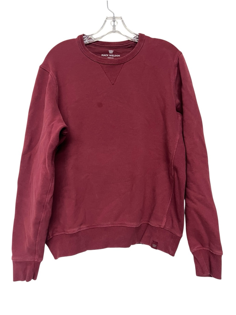 Mack Weldon Men's Crewneck Sweatshirt - Burgundy